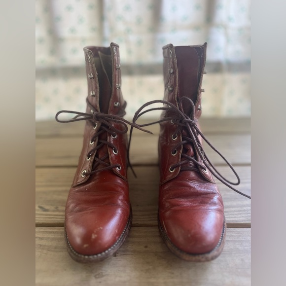 Vintage Justin leather boots size 6 - Picture 3 of 7